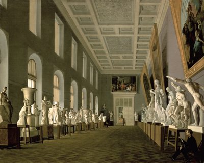 The Antiquities Gallery of the Academy of Fine Arts, 1836 by Grigory Mikhailov
